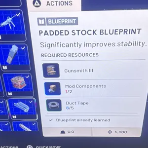 Padded Stock Blueprint