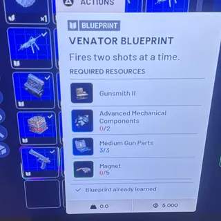 Venator Blueprint