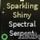 sparkling shiny spectarl sprpent