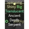 fisch sparkling shiny big translucent ancient depth serpent