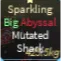 fisch sparkling big abyssal mutated shark 