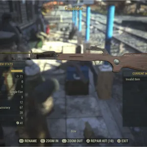 Invalid item crossbow