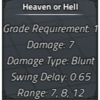 Heaven or hell HOH - roblox archived