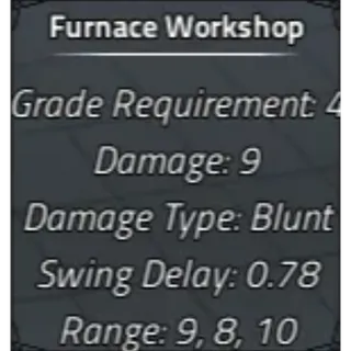 Furnace workshop - roblox archived