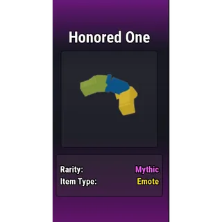 Honored One [Emote - Basketball Legends]