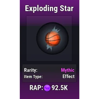Exploding Star [Effect - Basketball Legends]