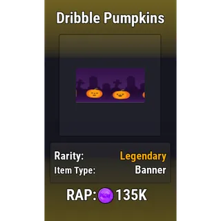 Dribble Pumpkins [Banner - Basketball Legends]