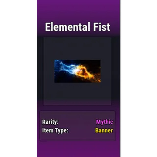Elemental Fist [Banner - Basketball Legends]
