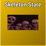 Skeleton Stare [Banner - Basketball Legends]