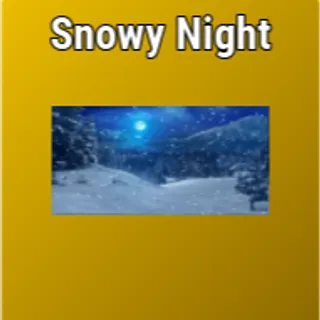 Snowy Night [Banner - Basketball Legends]