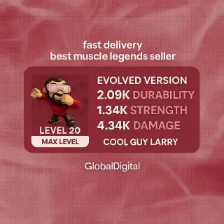 1x Cool Guy Larry Pet