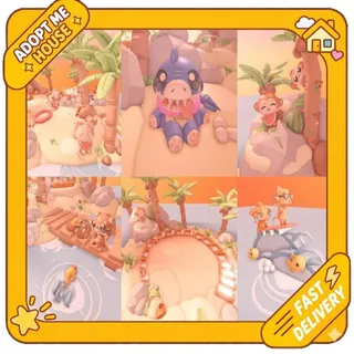Tropical Ducky Island🌴🦆 - Adopt Me House Home