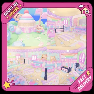 Pupcake Themed Candy Daycare🧁🐾 - Adopt From Me Detailed House Home