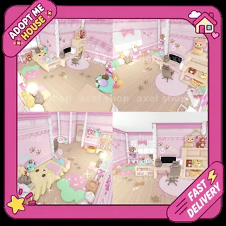 🌸 Pusheen Pink Cute Sugarbunny Tiny Home Adopt Me 🌸