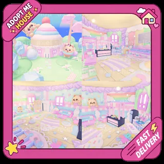 Pupcake Themed Candy Daycare🧁🐾 - Adopt From Me Detailed House Home