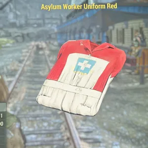 Red asylum dress