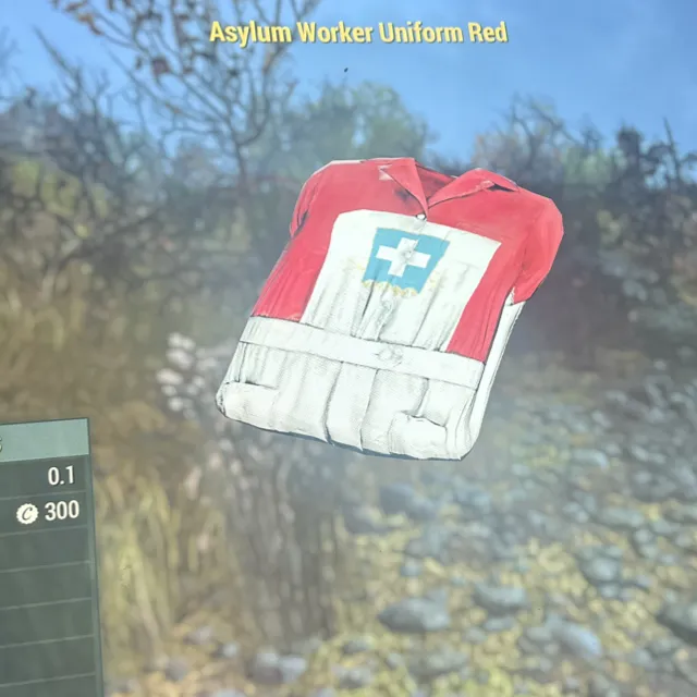 Red asylum dress Fallout 76 Game Items Gameflip