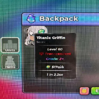 $17qi/s Titanic Griffin