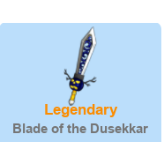 roblox blade of the dusekkar