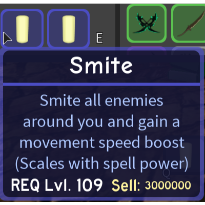 Other 2x Smite Spells Dq In Game Items Gameflip - roblox dungeon quest spell power
