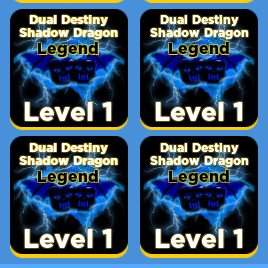 Pet Op Legend Dual Destiny Shadow Dragon Lvl 50 In Game Items Gameflip - roblox destiny id