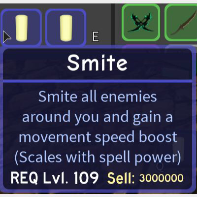 Other 2x Smite Spells Dq Dungeon Quest In Game Items Gameflip
