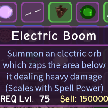 Other Dungeon Quest Electric Boom In Game Items Gameflip - boomboom roblox
