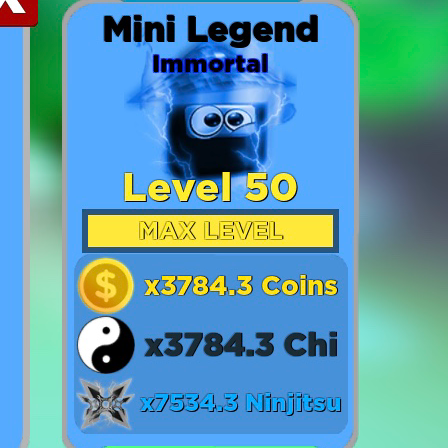 Pet Op Mini Legend Immortal Ninja Legends In Game Items Gameflip - level 50 roblox