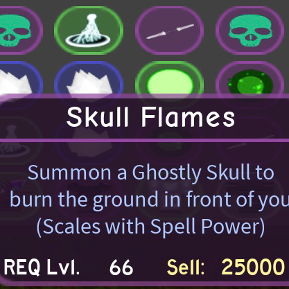 Other Dungeon Quest Skull Flames In Game Items Gameflip - quest roblox games