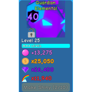 Pet Guardian Elemental Maxed In Game Items Gameflip - is there a robux with 050
