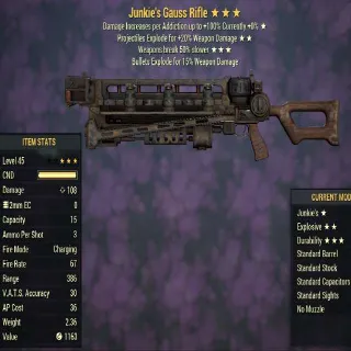 EXPLOSIVE Gauss Rifle