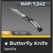 ★ Butterfly Knife: Vanilla (Factory-New) | Blox Strike | Cheap/Fast Delivery  
