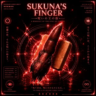 x20 Sukuna's Fingers | A Universal Time (AUT) | Cheap/Safe/Fast Delivery