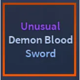 Unusual Demon Blood Sword (P41/Charm: Crystals) | A Universal Time (AUT) | Cheap/Safe/Fast Delivery