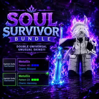 Soul Survivor Bundle (1 Hexed Godly SPEC+ 2 Unusuals SKINS) | A Universal Time (AUT) | Cheapest & Safest