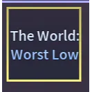The World Worst Low/TWWL| A Universal Time (AUT) | Cheap/Safe/Fast Delivery