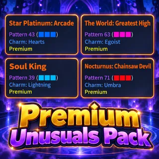 [✨PREMIUM UNUSUALS✨] 4 Premium Unusuals Pack | A Universal Time (AUT) | Cheapest & Safest ✅