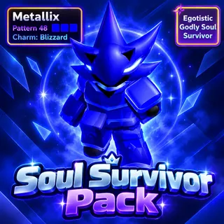 [⭐TRAIT+UNUSUAL⭐] EGOTISTIC GODLY SOUL SURVIVOR + P48 BLIZZARD METALLIX | A Universal Time (AUT) | Cheapest & Safest ✅
