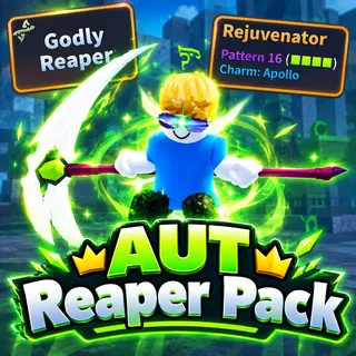[⭐TRAIT+UNUSUAL⭐] Godly Reaper + P16 Apollo Rejuvenator | A Universal Time (AUT) | Cheapest & Safest ✅