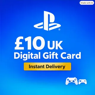 PSN £10 UK Digital Gift Card | Instant Delivery