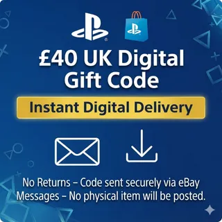 PSN UK £40 GBP | PlayStation Store Digital Code | Instant Delivery