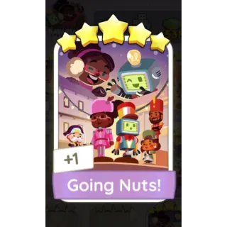 Going Nuts 5 🌟 Monopoly Go! Sticker