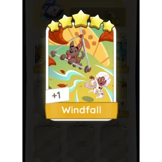 WINDFALL 5⭐ MONOPOLY GO STICKER