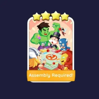 Assembly Required 4⭐ MONOPOLY GO! STICKER