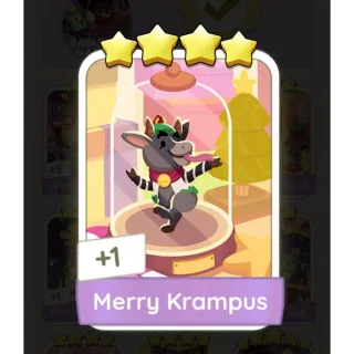 Merry Krampus 4 🌟 Monopoly Go! Sticker