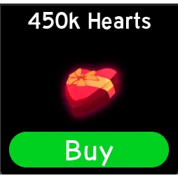 450k hearts - Anime Fighting Simulator Endless