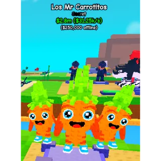 Plants Vs Brainrot - los mr carrotitos ( 31k/s ) secret