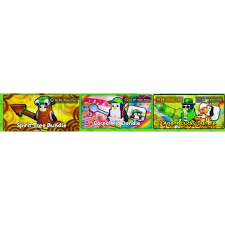 Knockout -  cereal kid bundle , agent lucky bundle , spirit tree bundle