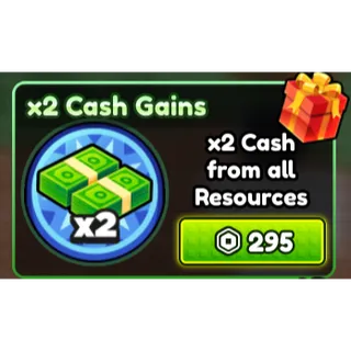 X2 CASH GAINS - Craft a Brainrot