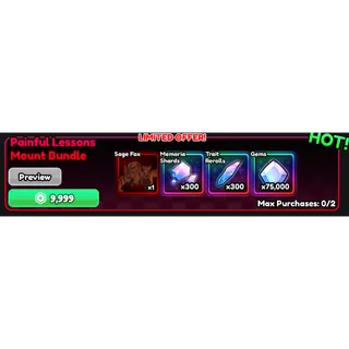 Anime Vanguards - mount bundle